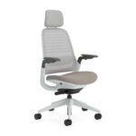 Chaise de bureau ergonomique Steelcase Series 1 avec soutien lombaire et têtière réglable