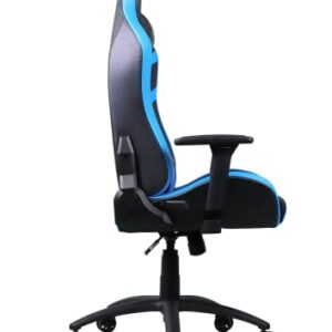 Chaise de gaming Oversteel DIAMOND bleu, simili cuir, accoudoirs 3D, 180° inclinable