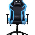 Chaise de gaming Oversteel DIAMOND bleu, simili cuir, accoudoirs 3D, 180° inclinable