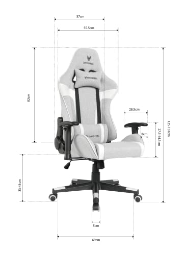 Chaise de gaming Oversteel ULTIMET – Tissu respirant, réglable, 120Kg
