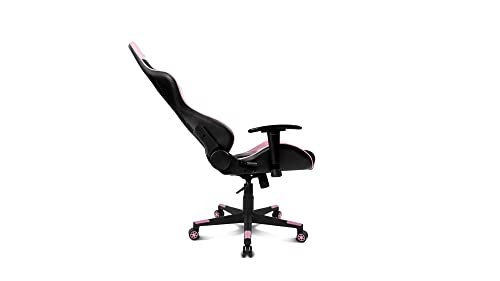 Chaise de jeu DRIFT GAMING DR175PINK – Similicuir, accoudoirs 2D, coussins inclus