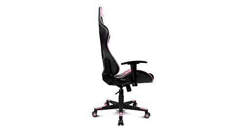 Chaise de jeu DRIFT GAMING DR175PINK – Similicuir, accoudoirs 2D, coussins inclus