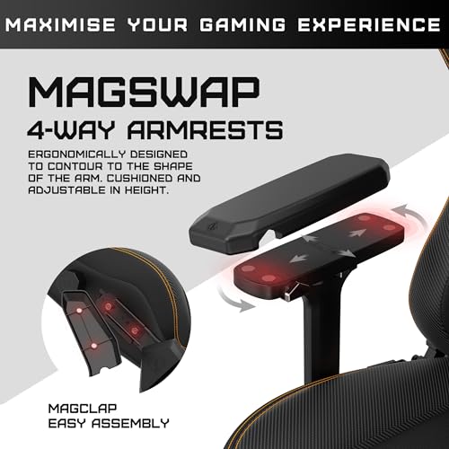 Chaises de jeu Anda Seat Kaiser 3 : ergonomiques, inclinables et en cuir PVC