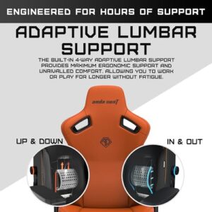 Chaises de jeu Anda Seat Kaiser 3 : ergonomiques, inclinables et en cuir PVC