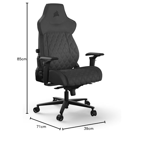 Corsair Chaise de Jeu Noir Taille Unique – Confort Optimal pour Gamers