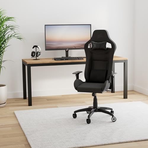 Corsair T3 RUSH Fabric 2023 : Fauteuil Gaming Confortable avec Coussin Détachable