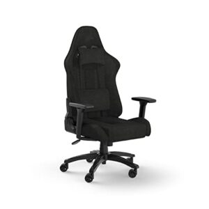 Corsair TC100 RELAXED Fauteuil Gaming Tissu Noir avec Coussins Détachables