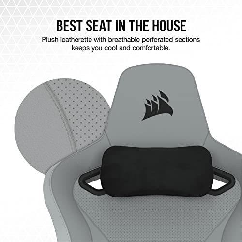 Corsair TC200 Fauteuil Gaming en Cuir Synthétique avec Support Lombaire 4D