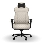 Corsair TC500 Luxe Chaise de Jeu Blanc, Confort Optimal Taille Unique