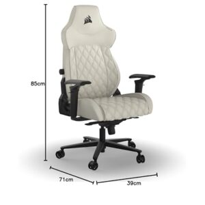Corsair TC500 Luxe Chaise de Jeu Blanc, Confort Optimal Taille Unique
