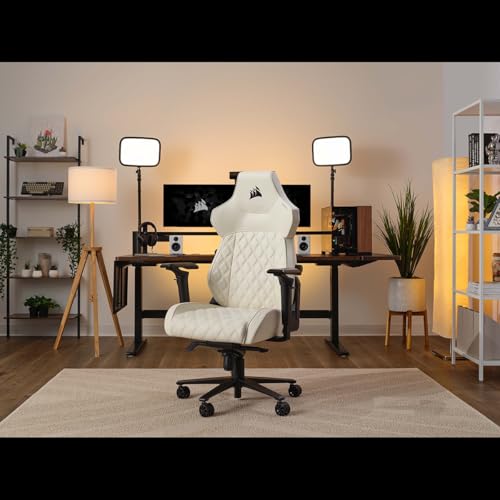 Corsair TC500 Luxe : Fauteuil Gaming Tissu Respirant avec Accoudoirs Réglables