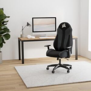 Corsair TC60 FABRIC Fauteuil Gaming Gris – Confort et Ajustabilité Garantie