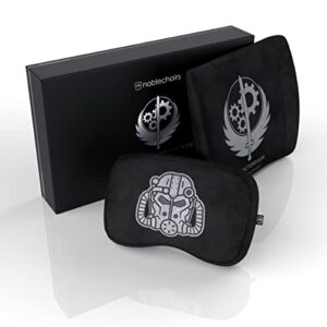 Coussins Noblechairs Fallout Brotherhood of Steel en Mousse à Mémoire pour Chaises Gaming