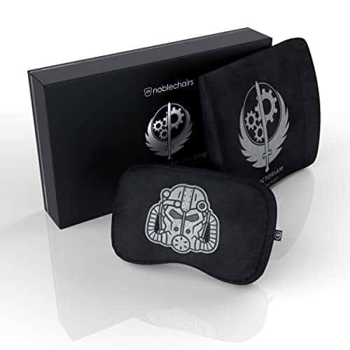 Coussins Noblechairs Fallout Brotherhood of Steel en Mousse à Mémoire pour Chaises Gaming