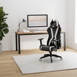 Diablo X-Horn Chaise Gaming Ergonomique Noir-Blanc avec Accoudoirs 3D