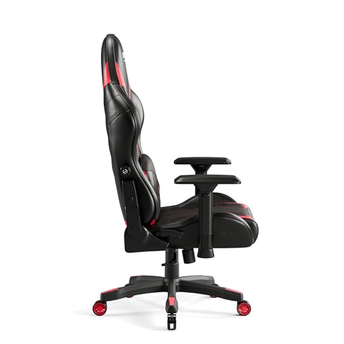 Diablo X-Ray Chaise Gaming Ergonomique Noir-Rouge, Accoudoirs 4D, 150 kg