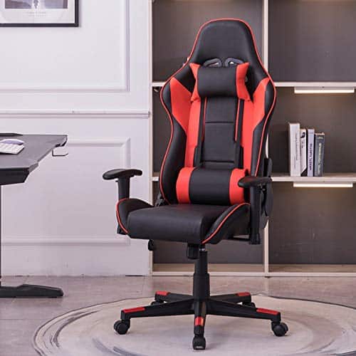 FACAI Chaise de Jeu Inclinable 180° avec Appui-tête et Accoudoirs 4D
