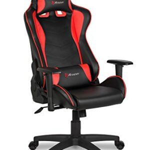 Fauteuil Gamer Arozzi Mezzo V2 Rouge en Faux Cuir 53x50x137 cm