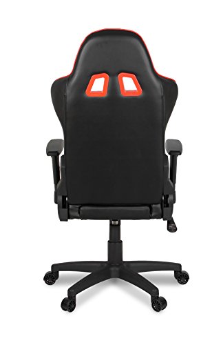 Fauteuil Gamer Arozzi Mezzo V2 Rouge en Faux Cuir 53x50x137 cm