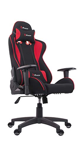 Fauteuil Gamer Arozzi Mezzo V2 Rouge en Tissu – 53 x 50 x 137 cm
