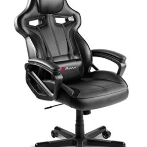 Fauteuil Gamer Arozzi Milano Similicuir Noir 50x55x130 cm