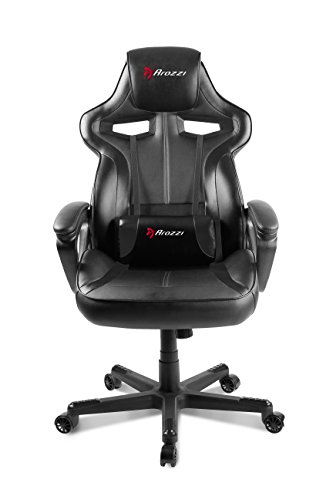 Fauteuil Gamer Arozzi Milano Similicuir Noir 50x55x130 cm