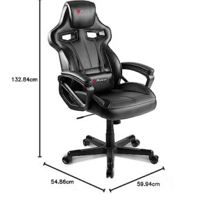 Fauteuil Gamer Arozzi Milano Similicuir Noir 50x55x130 cm