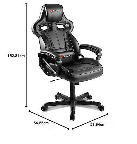 Fauteuil Gamer Arozzi Milano Similicuir Noir 50x55x130 cm