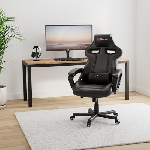Fauteuil Gamer Arozzi Milano Similicuir Noir 50x55x130 cm