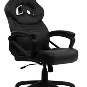 Fauteuil Gamer Arozzi Monza Noir en Faux Cuir – 50x55x130 cm