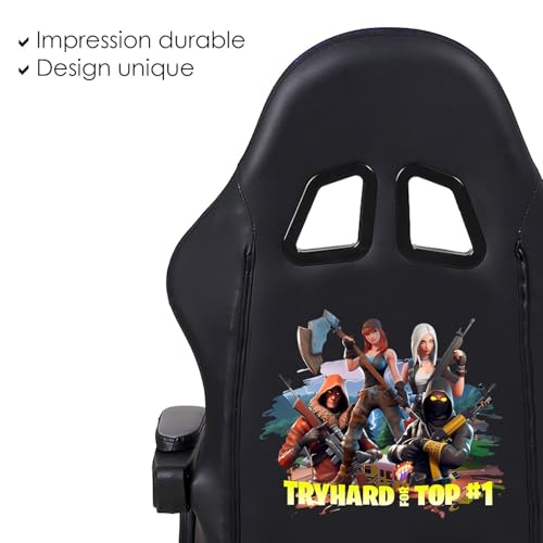 Fauteuil Gaming Amstrad AMS-900-LED-TOP1 Noir et Gris avec Éclairage LED