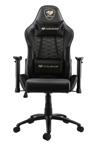Fauteuil Gaming COUGAR Outrider Noir et Or – Confort et Performance