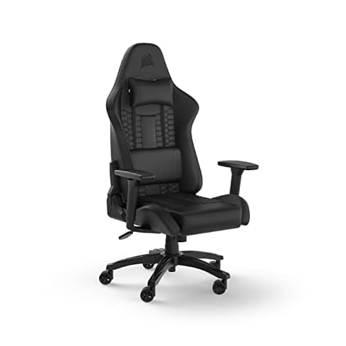 Fauteuil Gaming Corsair TC100 RELAXED – Similicuir, Coussins Détachables en Mémoire