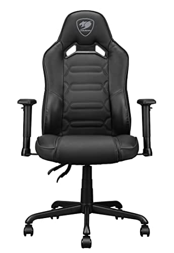 Fauteuil Gaming Cougar FUSIONSBLACK – Support Lombaire 3D et Réglable
