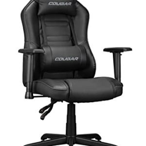 Fauteuil Gaming Cougar FUSIONSBLACK – Support Lombaire 3D et Réglable