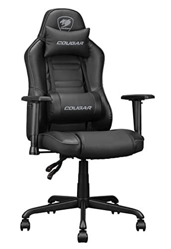 Fauteuil Gaming Cougar FUSIONSBLACK – Support Lombaire 3D et Réglable