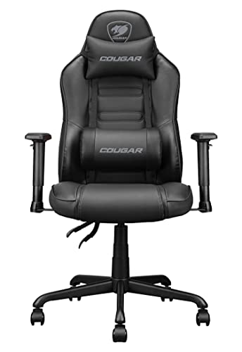 Fauteuil Gaming Cougar FUSIONSBLACK – Support Lombaire 3D et Réglable