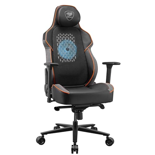 Fauteuil Gaming Cougar NXSYS Aero – Ventilateur ARGB 200mm, Accoudoirs 3D Réglables