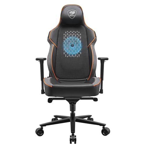Fauteuil Gaming Cougar NXSYS Aero – Ventilateur ARGB 200mm, Accoudoirs 3D Réglables