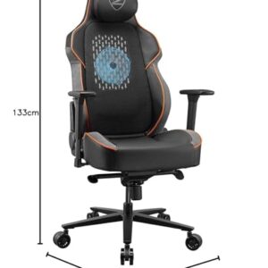 Fauteuil Gaming Cougar NXSYS Aero – Ventilateur ARGB 200mm, Accoudoirs 3D Réglables