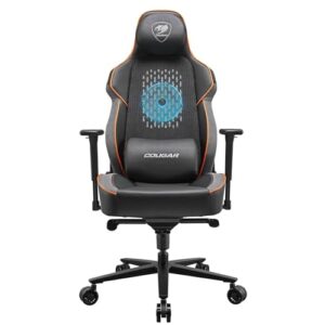 Fauteuil Gaming Cougar NXSYS Aero – Ventilateur ARGB 200mm, Accoudoirs 3D Réglables