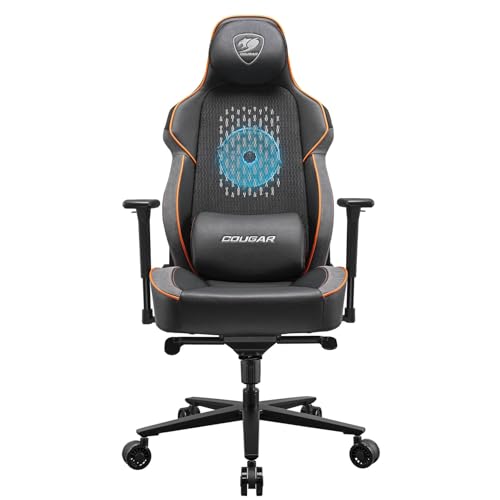 Fauteuil Gaming Cougar NXSYS Aero – Ventilateur ARGB 200mm, Accoudoirs 3D Réglables