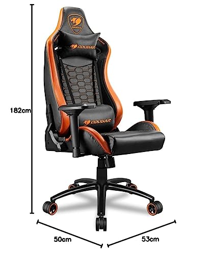 Fauteuil Gaming Cougar Outrider S – Ergonomique, Cuir, Dossier Ajustable