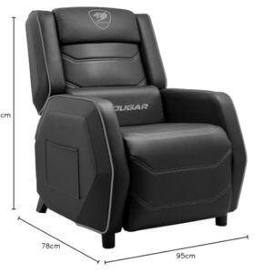 Fauteuil Gaming Cougar Ranger S Black – Ergonomique et Réglable