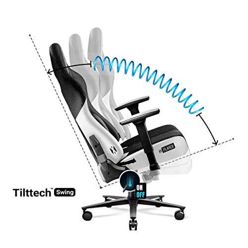 Fauteuil Gaming Diablo X-Player 2.0 – Chaise Ergonomique XL avec Accoudoirs 3D