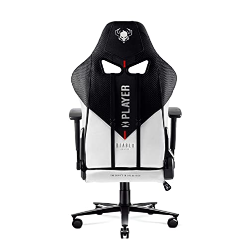Fauteuil Gaming Diablo X-Player 2.0 – Chaise Ergonomique 150 kg avec Accoudoirs 3D