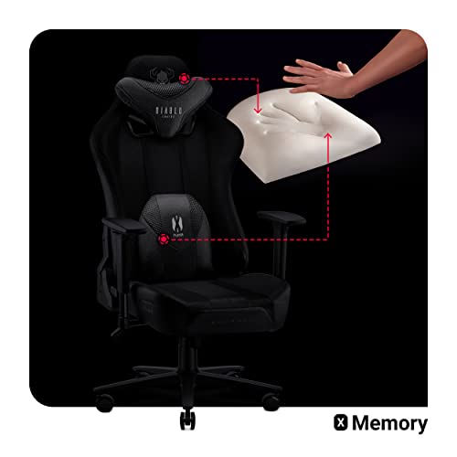 Fauteuil Gaming Diablo X-Player 2.0 – Chaise Ergonomique XL 160 kg avec Accoudoirs 3D