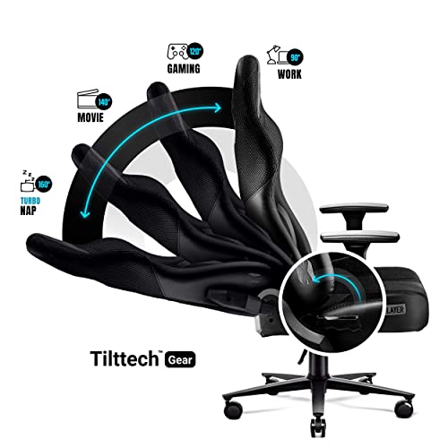 Fauteuil Gaming Diablo X-Player 2.0 – Chaise Ergonomique XL 160 kg avec Accoudoirs 3D