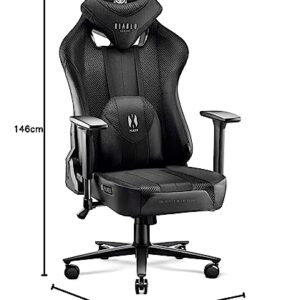 Fauteuil Gaming Diablo X-Player 2.0 – Chaise Ergonomique XL 160 kg avec Accoudoirs 3D