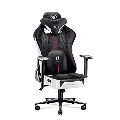 Fauteuil Gaming Diablo X-Player 2.0 – Chaise Ergonomique 150 kg avec Accoudoirs 3D